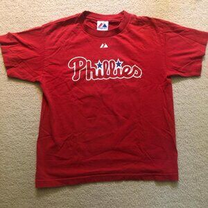 Majestic Athletic Men's Red T-shirt